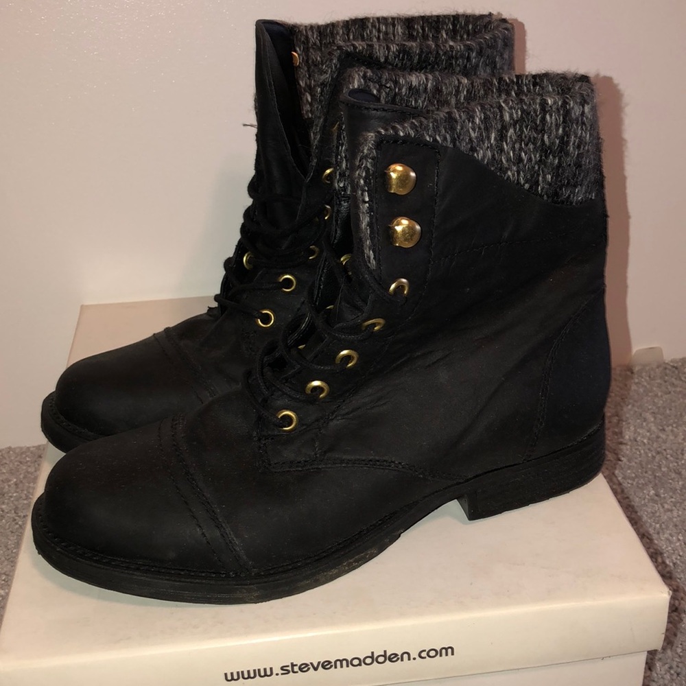 Steve Madden Combat Boots